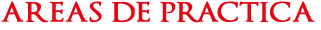 Áreas de Práctica
